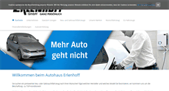 Desktop Screenshot of erlenhoff.de